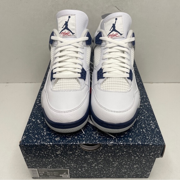 Nike Air Jordan 4 Retro “Midnight Navy” 2022 - Picture 2 of 4